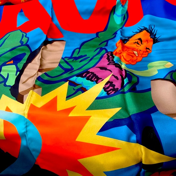 Breitling Watch silk Colorful Graphic Print Scarf. New! - Picture 1 of 7